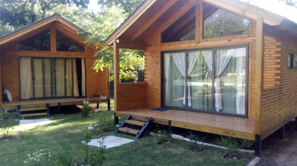 Dormitorio Independiente Sala De Estar Acogedora Cocina Totalmente Cabana El Druida En Villa General Belgrano Cordoba Argentina